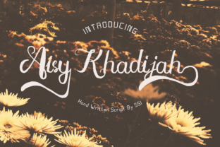 Aisy Khadijah: A Cursed Handwritten Font for Editorial Design
