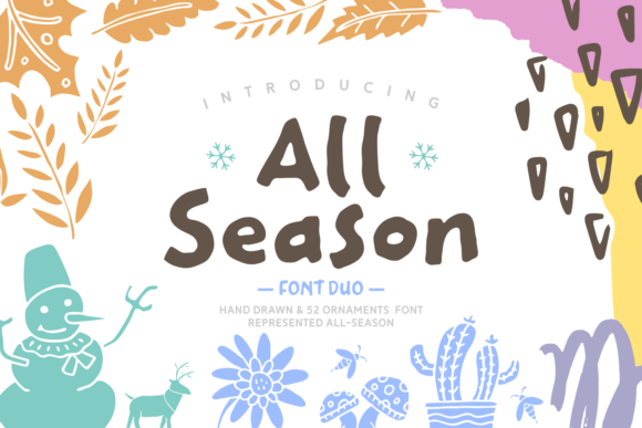 All Season Typeface Review: A Bold Script Amp for Year-Round Branding