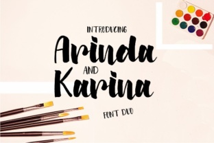 Arinda Karina Duo: A Handmade Brush Typeface for Editorial Design
