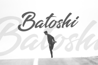 Batoshi: A Modern Script Typeface for Digital Branding