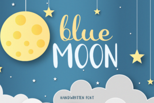 Blue Moon Typeface: A Calm Script for Editorial Design