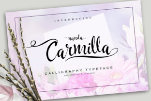 Carmilla: A Modern Script Typeface for Editorial Design