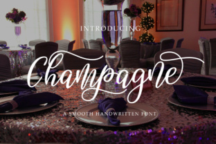Champagne Typeface: Elevating Digital Brand Identity with Elegant Script