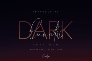Dark Lunatic Duo: A Premium Typeface for Modern Brand Identity