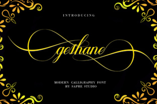 Geshane: A Refined Script Typeface for Editorial Elegance
