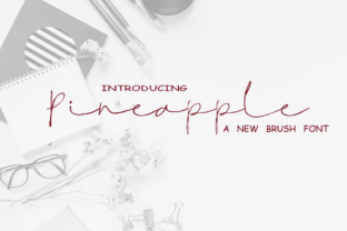 Pineapple Font: A Modern Handwritten Script for Crafters and Sellers