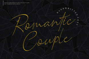 Romantic Couple: The Perfect Script Font for Handmade Brands