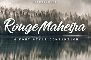 Rouge Maheira: Elevating Editorial Design with Modern Script Typography