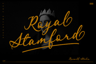 Royal Stamford: A Classy Script Font for Editorial Design