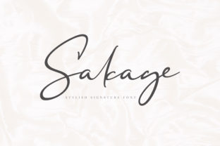 Sakage: The Elegant Script Typeface for Polished Branding