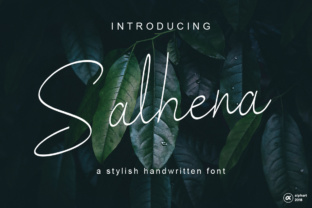 Salhena: A Modern Handwritten Typeface for Editorial Design