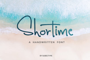 Shortime: A Natural Handwritten Font for Authentic Brand Identity