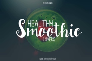 Smoothies Typeface: A Hand-Brushed Font for Modern Web Design