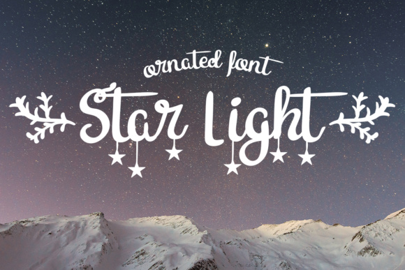 Star Light Typeface: Elevate Editorial Design with Festive Typography