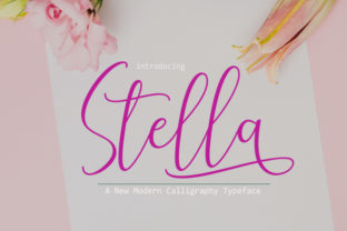 Stella: The Modern Script Typeface for Elegant Web Design