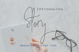 Story: The Elegant Script Typeface for Modern Web Design