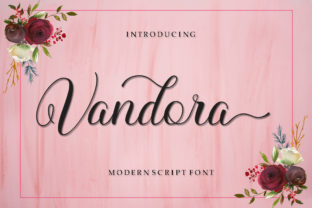 Vandora: The Dynamic Script Font for Polished Brand Identity