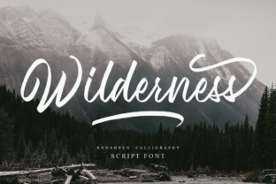 Wilderness Typeface: A Flowing Script for Handmade Branding